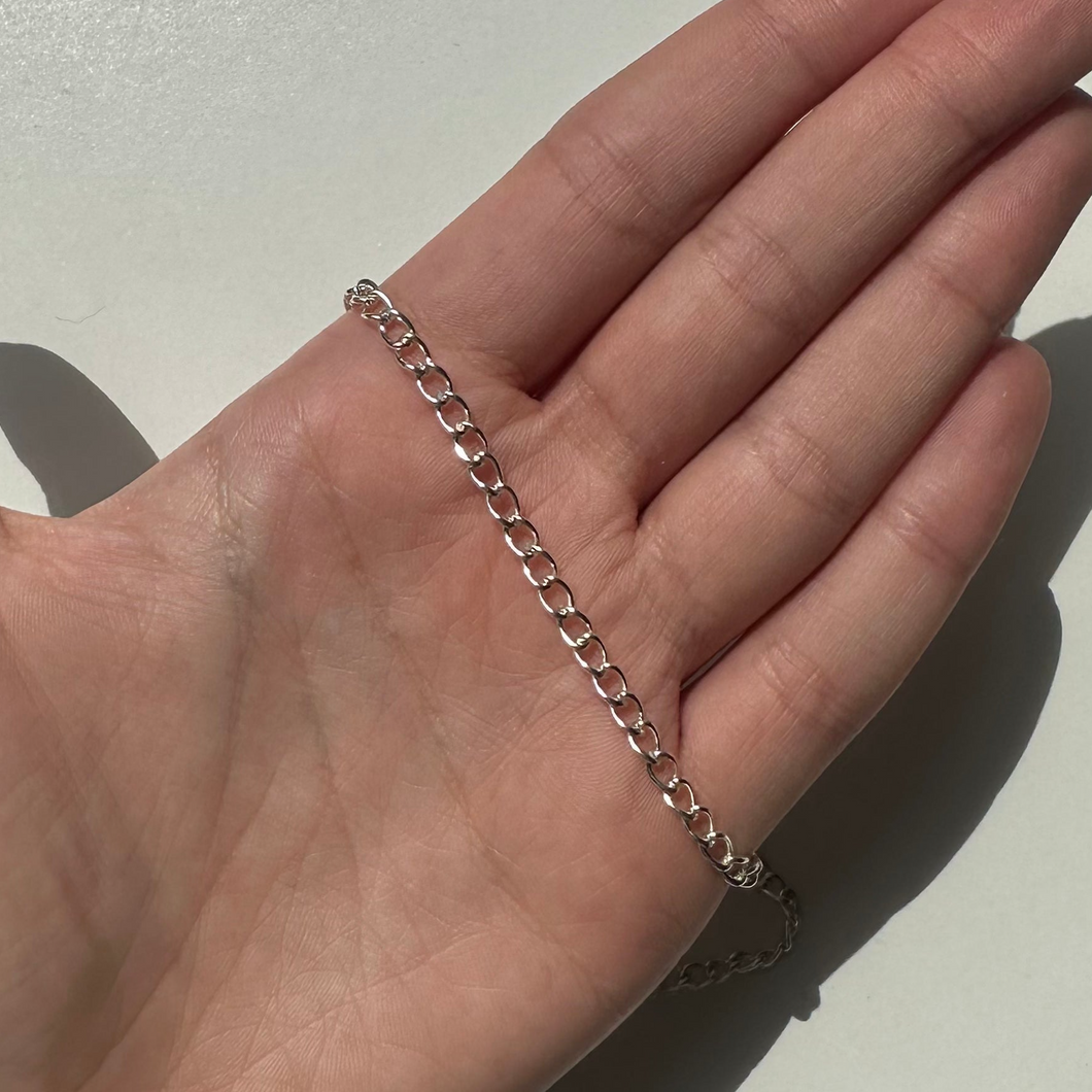 Silver Gourmet Chain - Bracelet