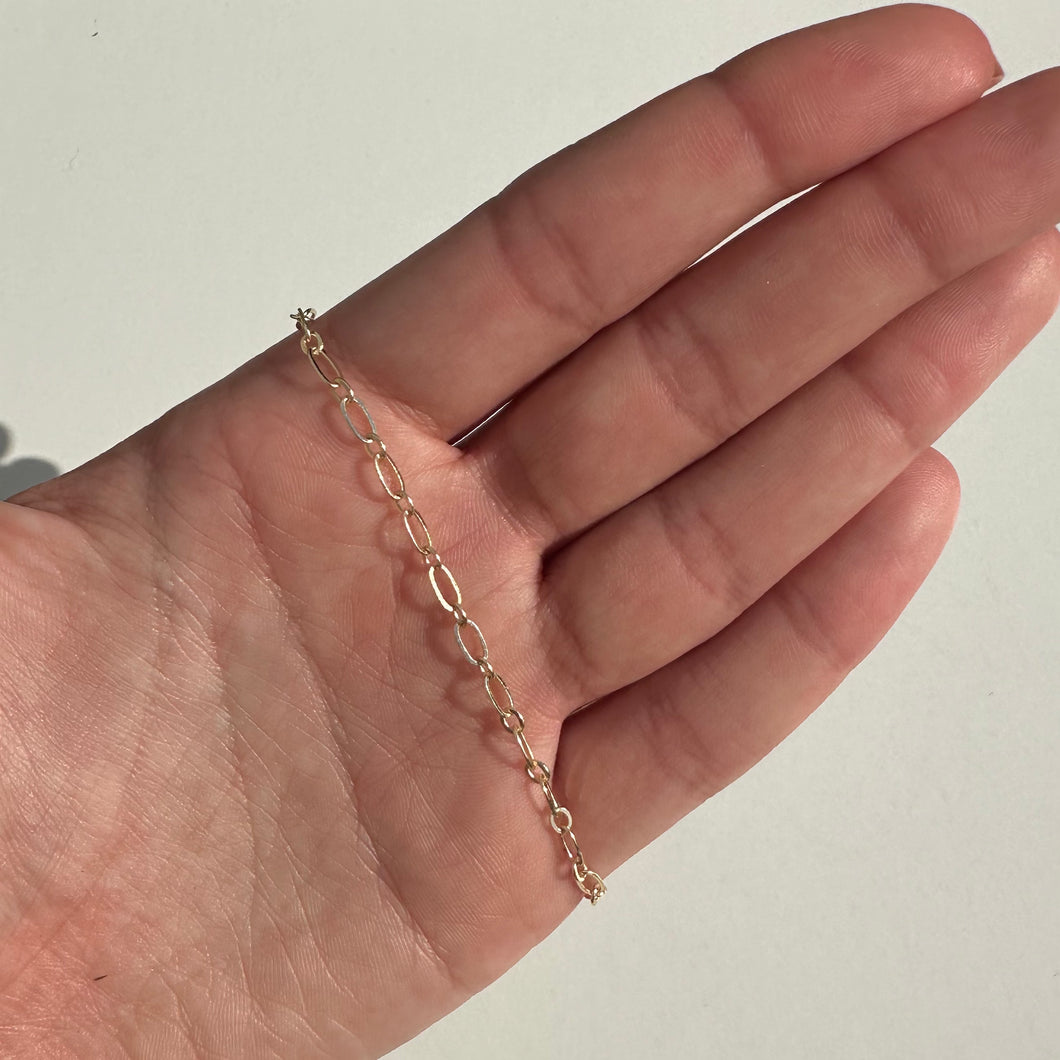 Gold Paperclip Chain - Necklace
