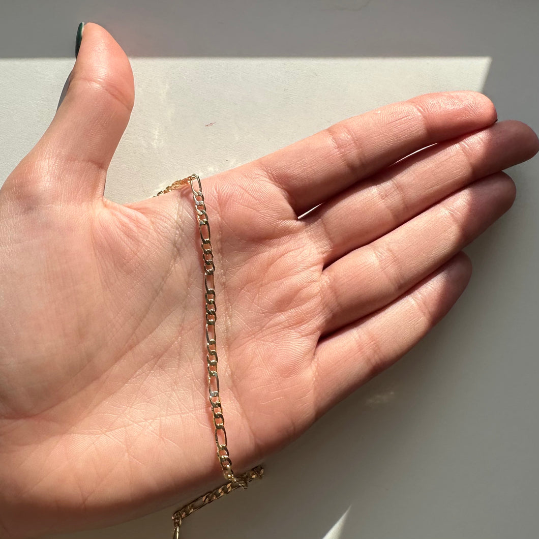 Gold Figaro Chain - Necklace