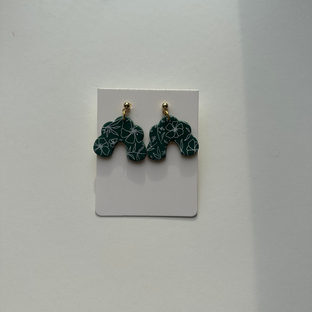 Teal Bubble Arch