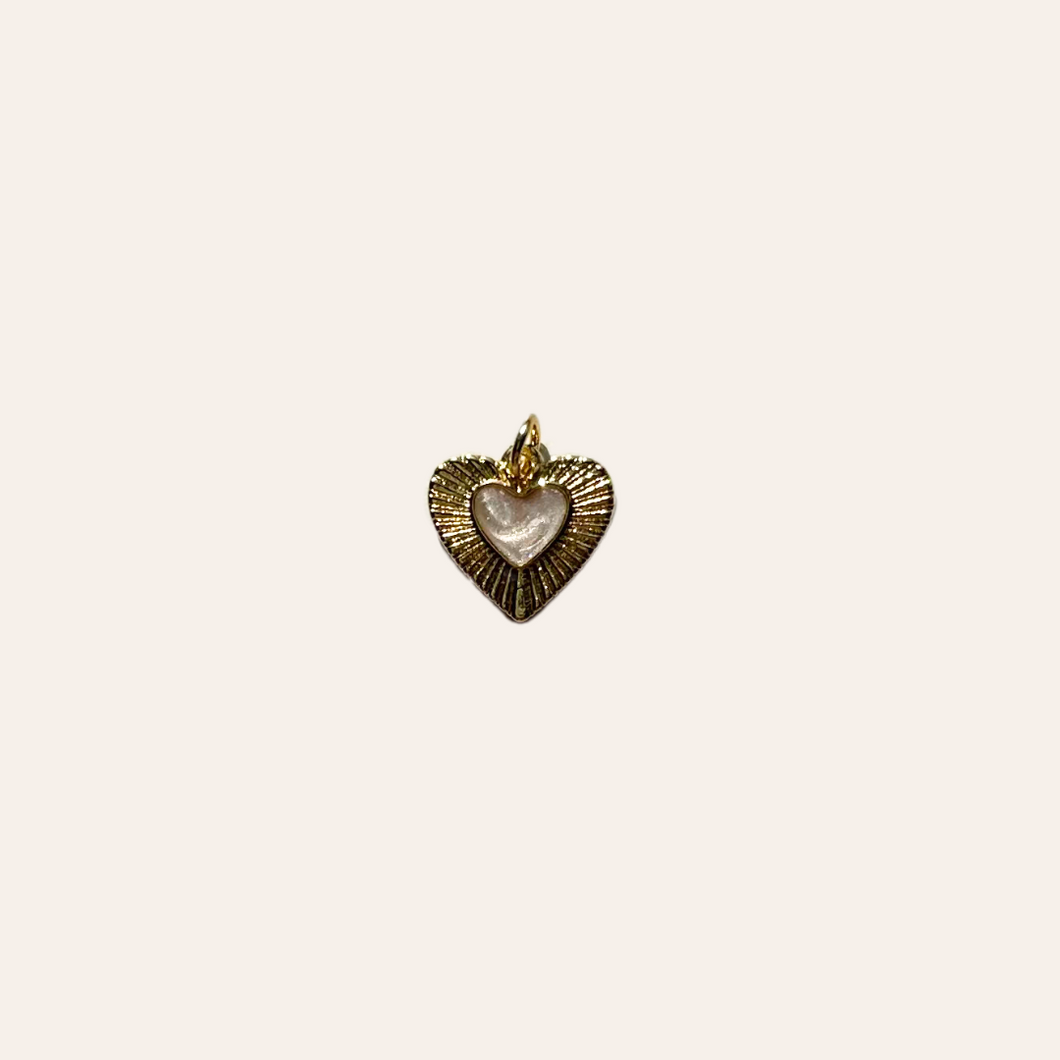 Vintage White Heart